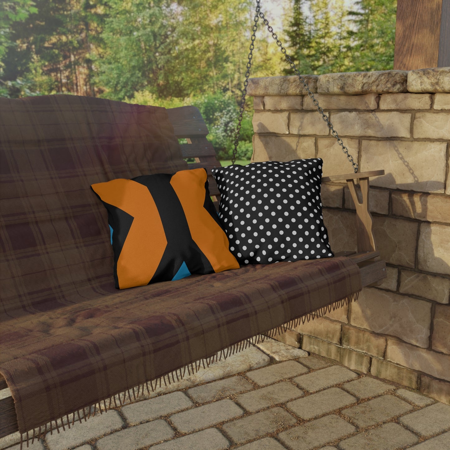 Monarch Butterfly Inspired Outdoor Pillow