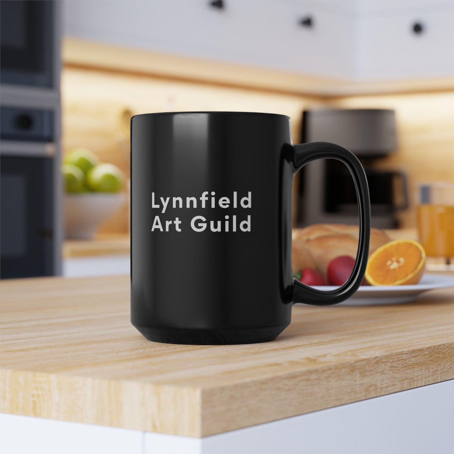 Lynnfield Art Guild | Black Mug (15oz)