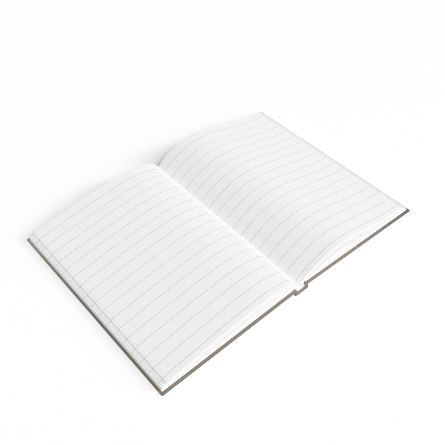 Delicate White Blossoms Journal - Ruled Line