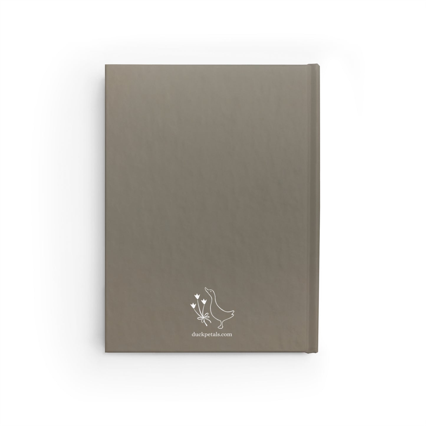 Delicate White Blossoms Journal - Ruled Line