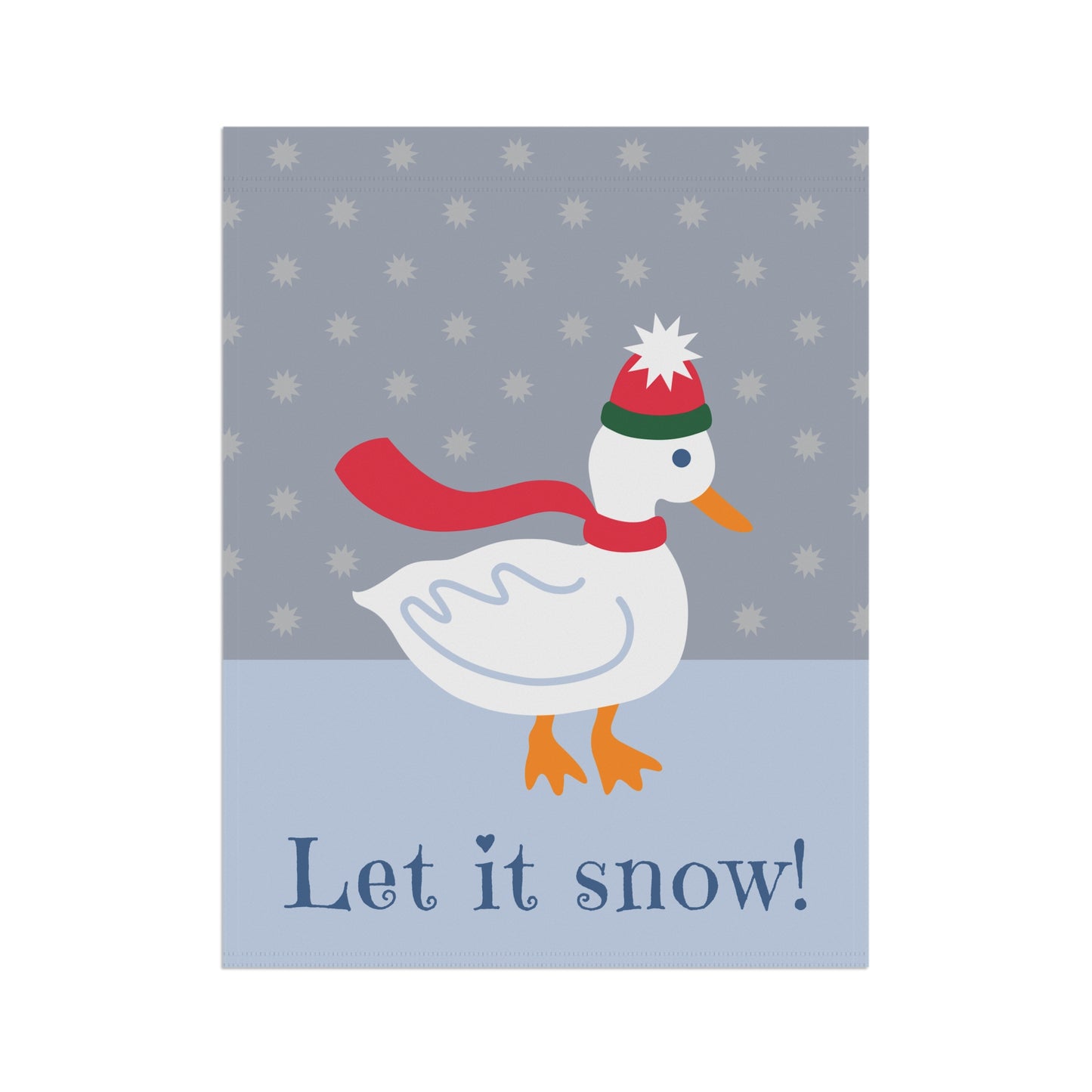 Let it snow! Winter Duck Flag | House, Barn and Garden Banner