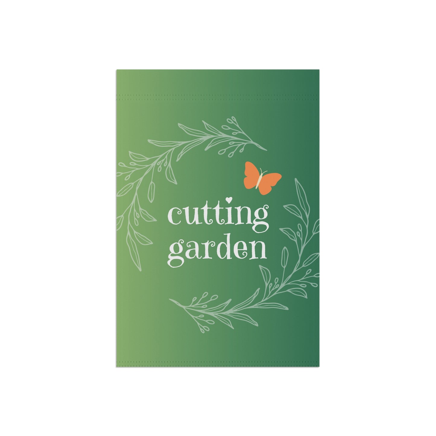 cutting garden / Garden Banner 12" x 18"