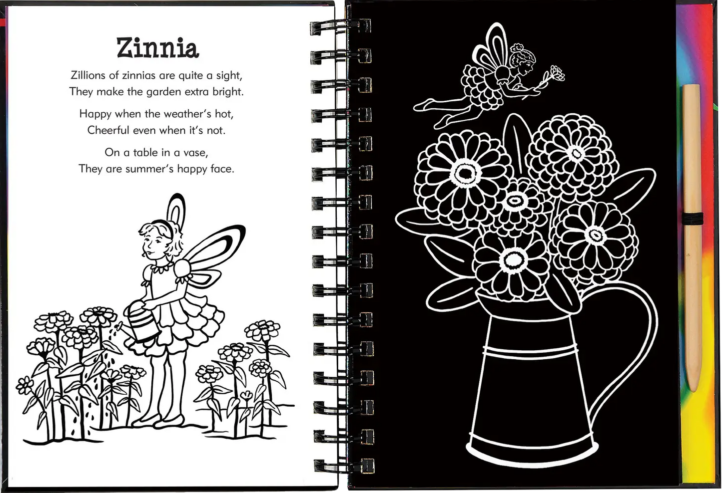 Scratch & Sketch™ Garden Fairies (Trace-Along)