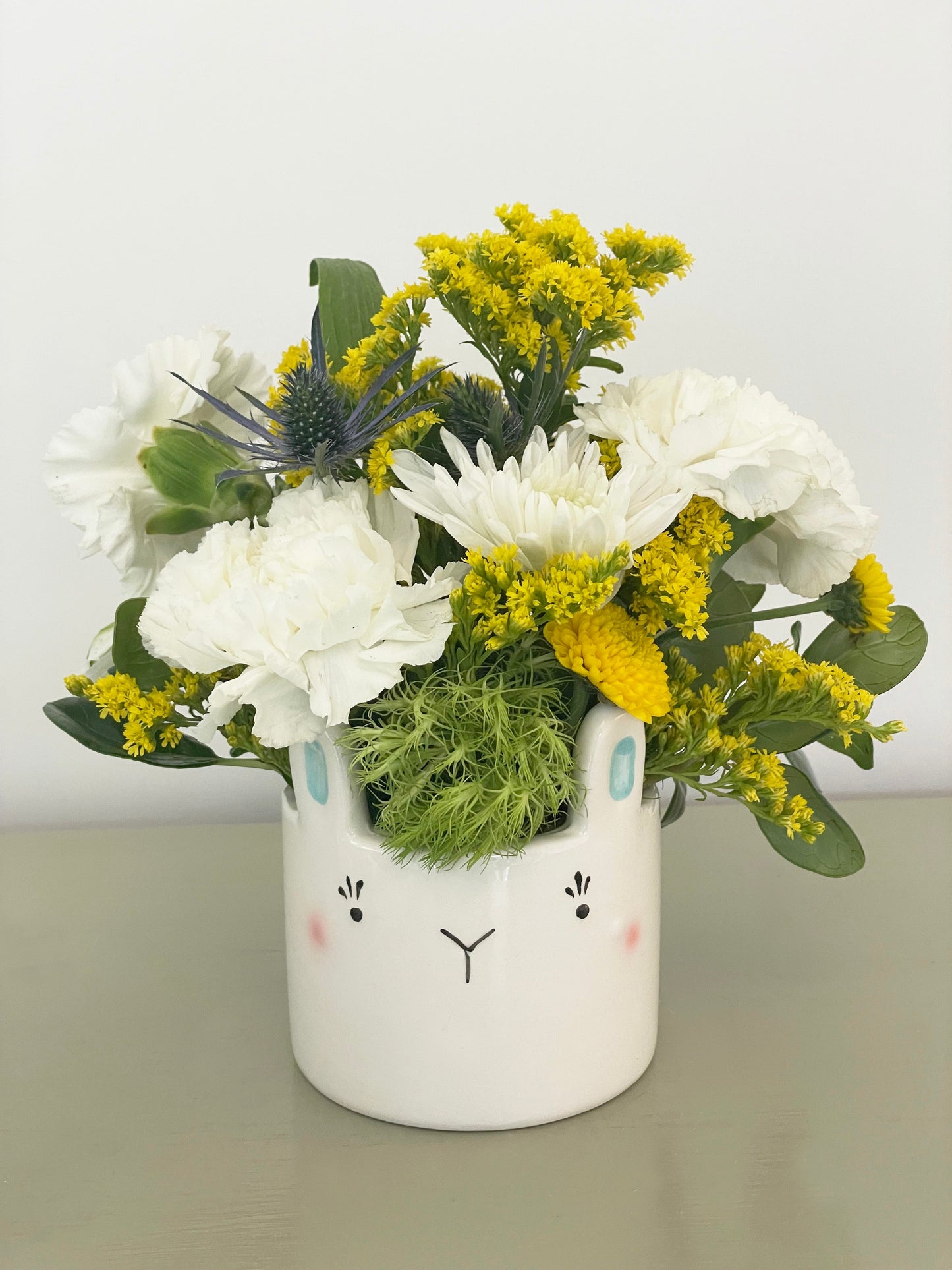 Mini Ceramic Bunny Pot
