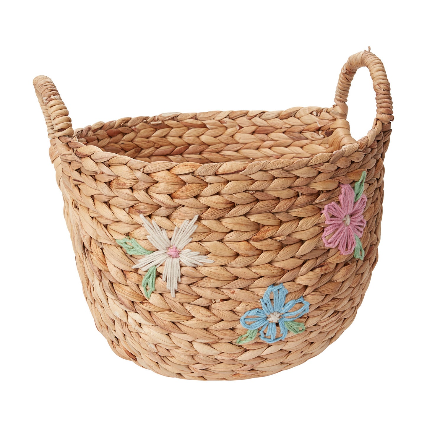 Woven Floral Gift Basket