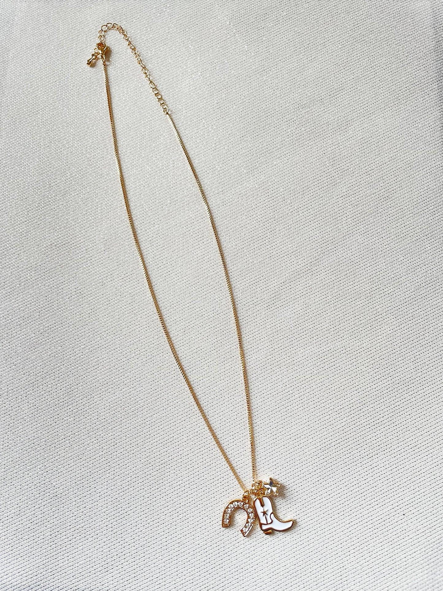 Country Glam Multi Charm Necklace