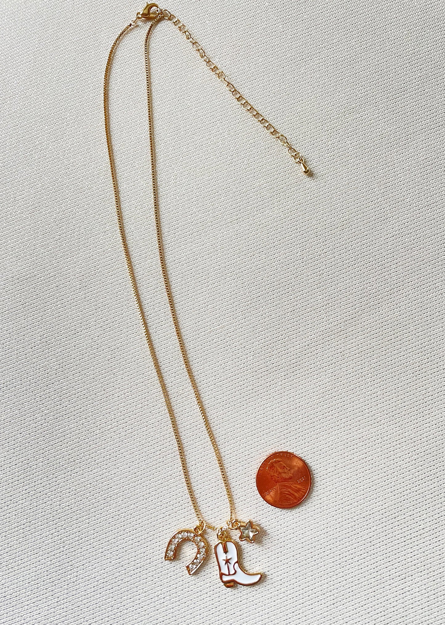 Country Glam Multi Charm Necklace