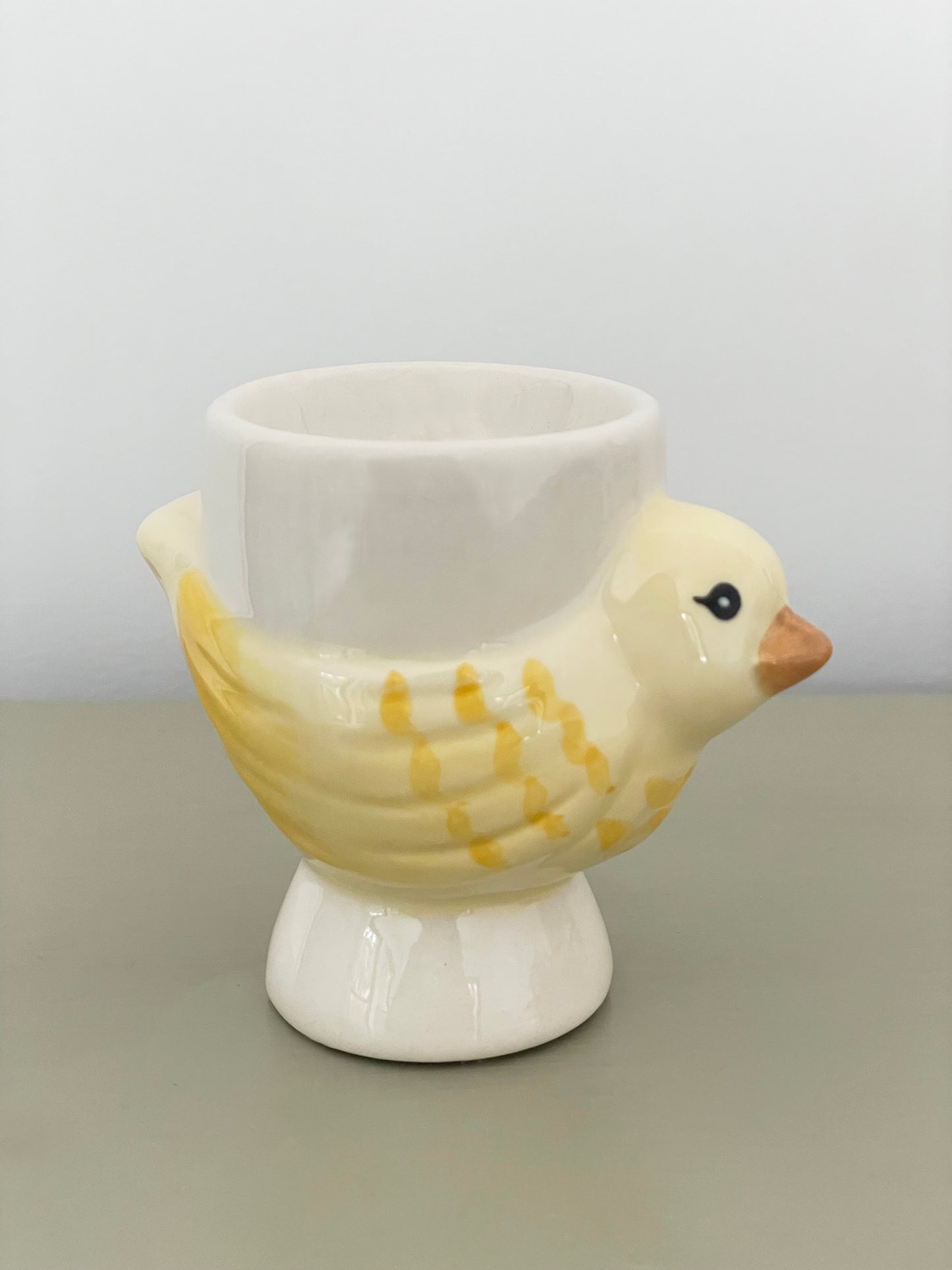 Yellow Chick Ceramic Egg Cup
