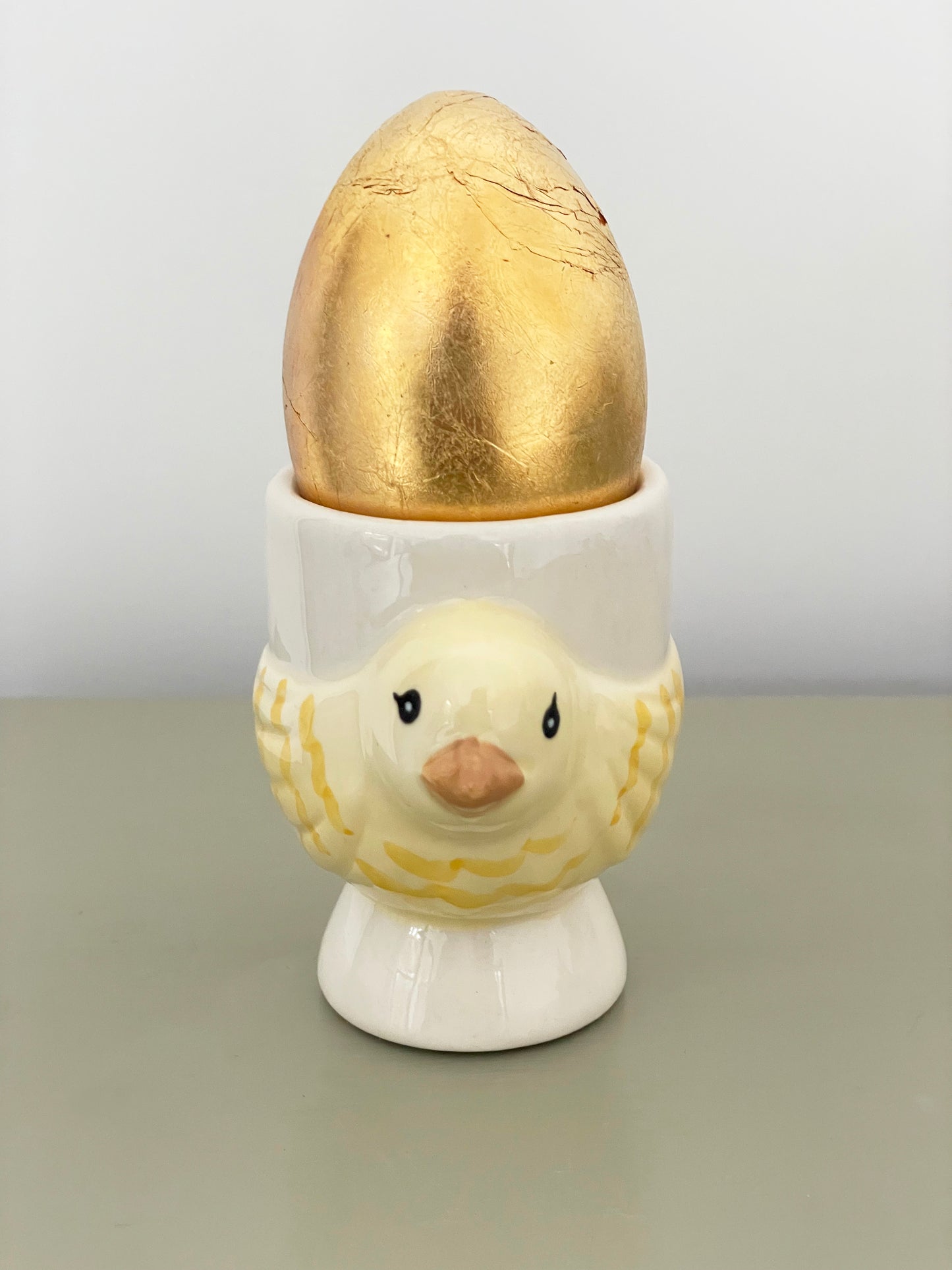 Yellow Chick Ceramic Egg Cup
