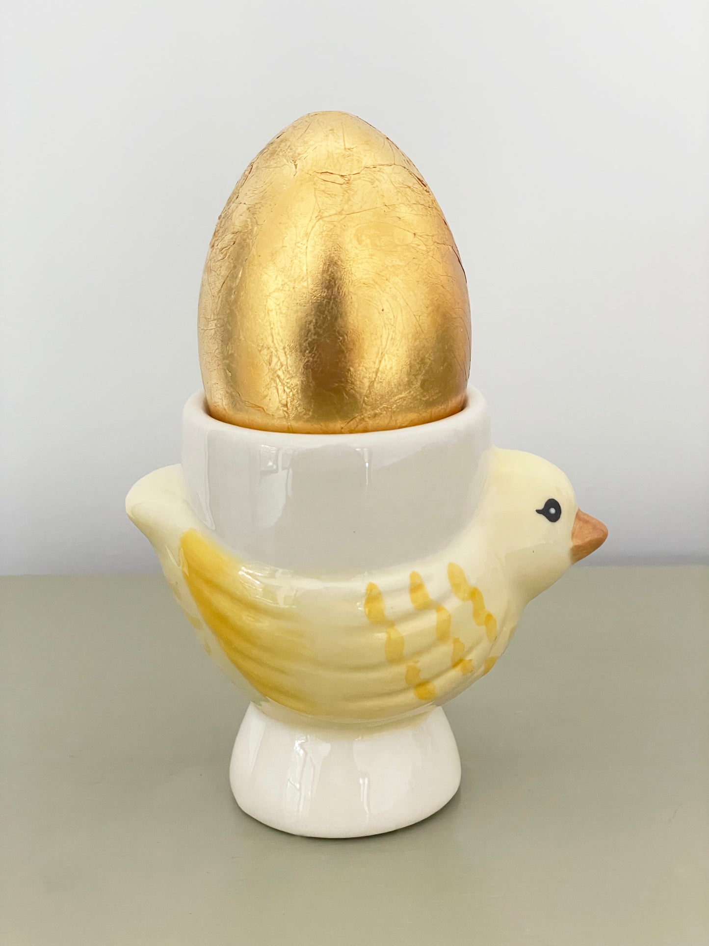 Yellow Chick Ceramic Egg Cup