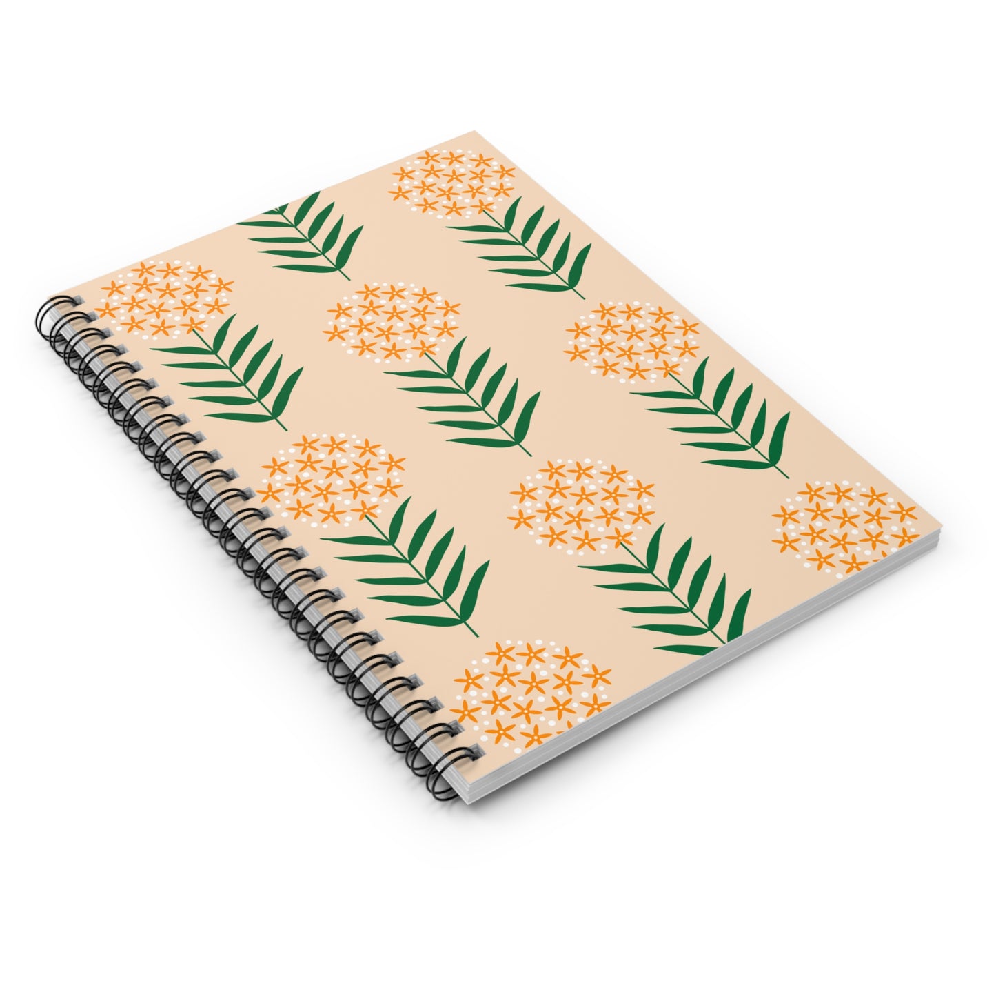 Milkweed (Orange) Spiral Notebook - Ruled Line