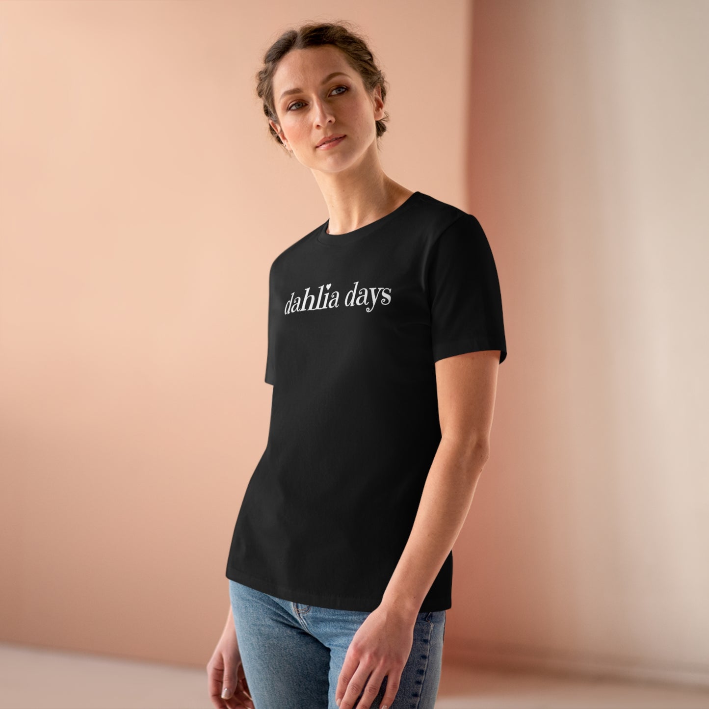 dahlia days / women's premium tee