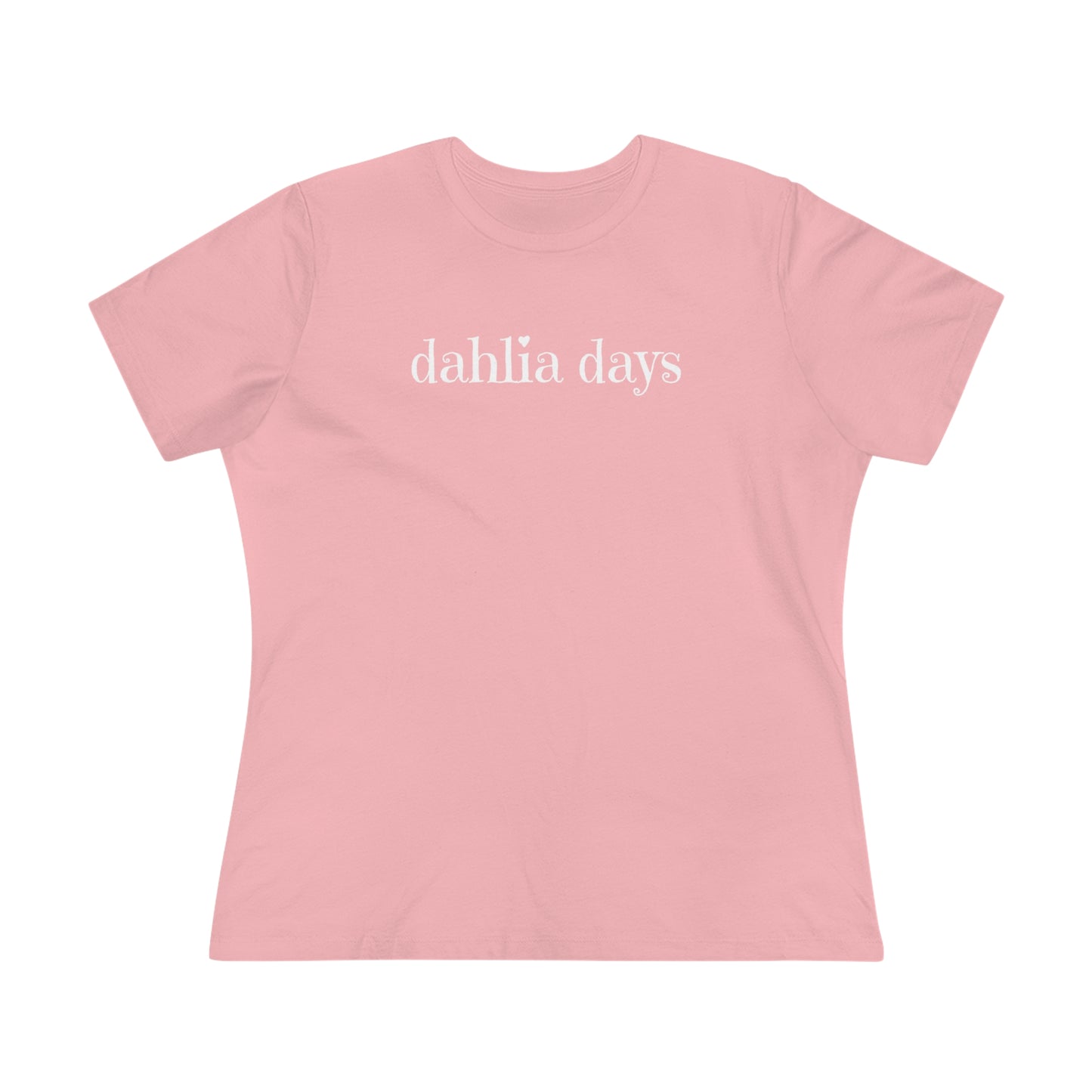 dahlia days / women's premium tee