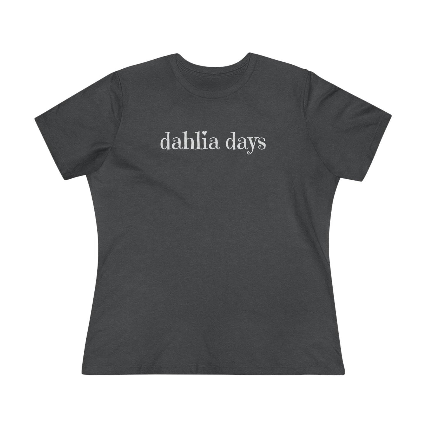 dahlia days / women's premium tee