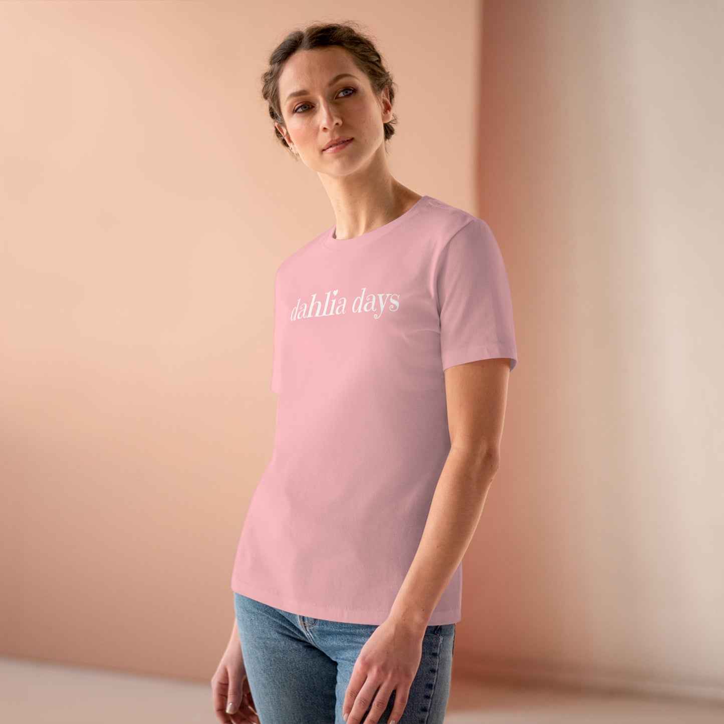 dahlia days / women's premium tee