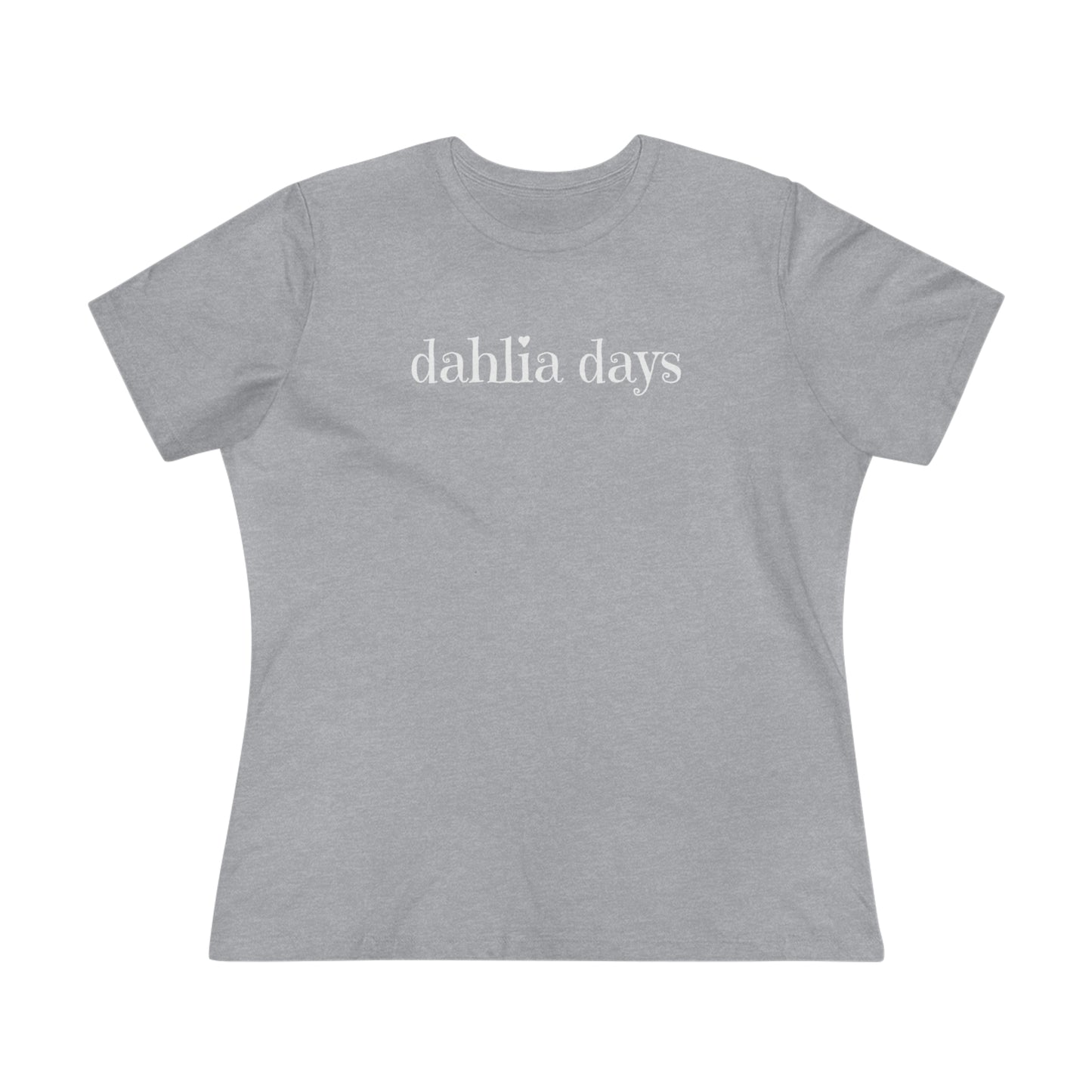 dahlia days / women's premium tee