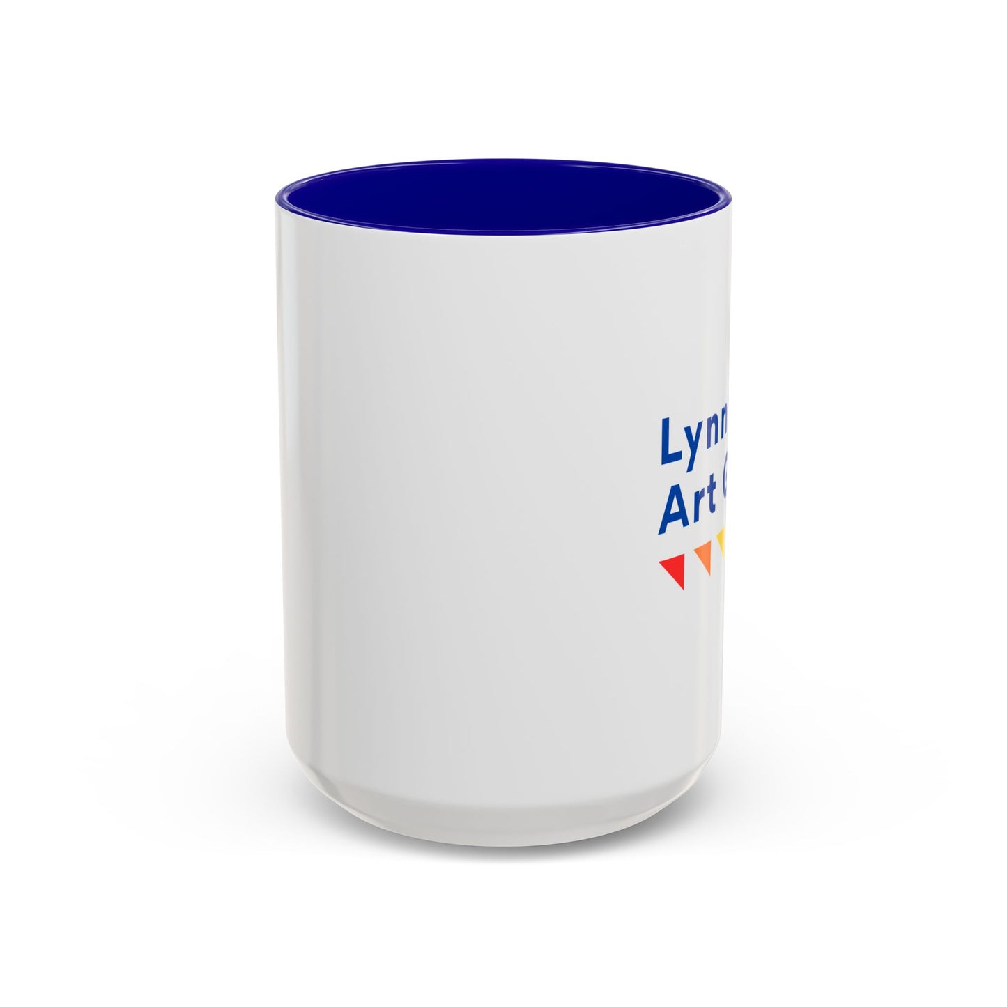 Lynnfield Art Guild Two-Tone Accent Mug (15oz) – indigo blue
