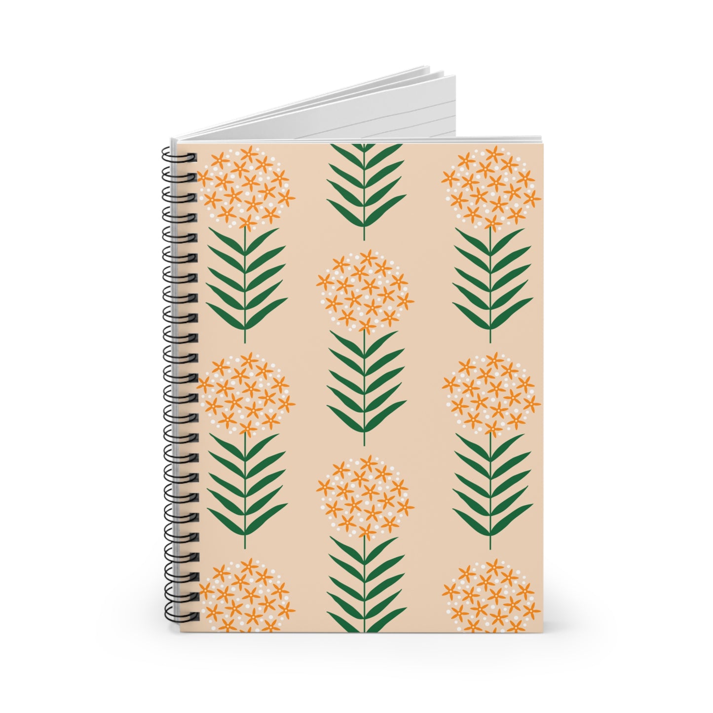 Milkweed (Orange) Spiral Notebook - Ruled Line