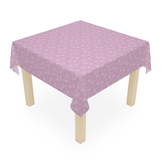 Cheers Bubbly Mahjong Tablecloth – Lavender + Orange