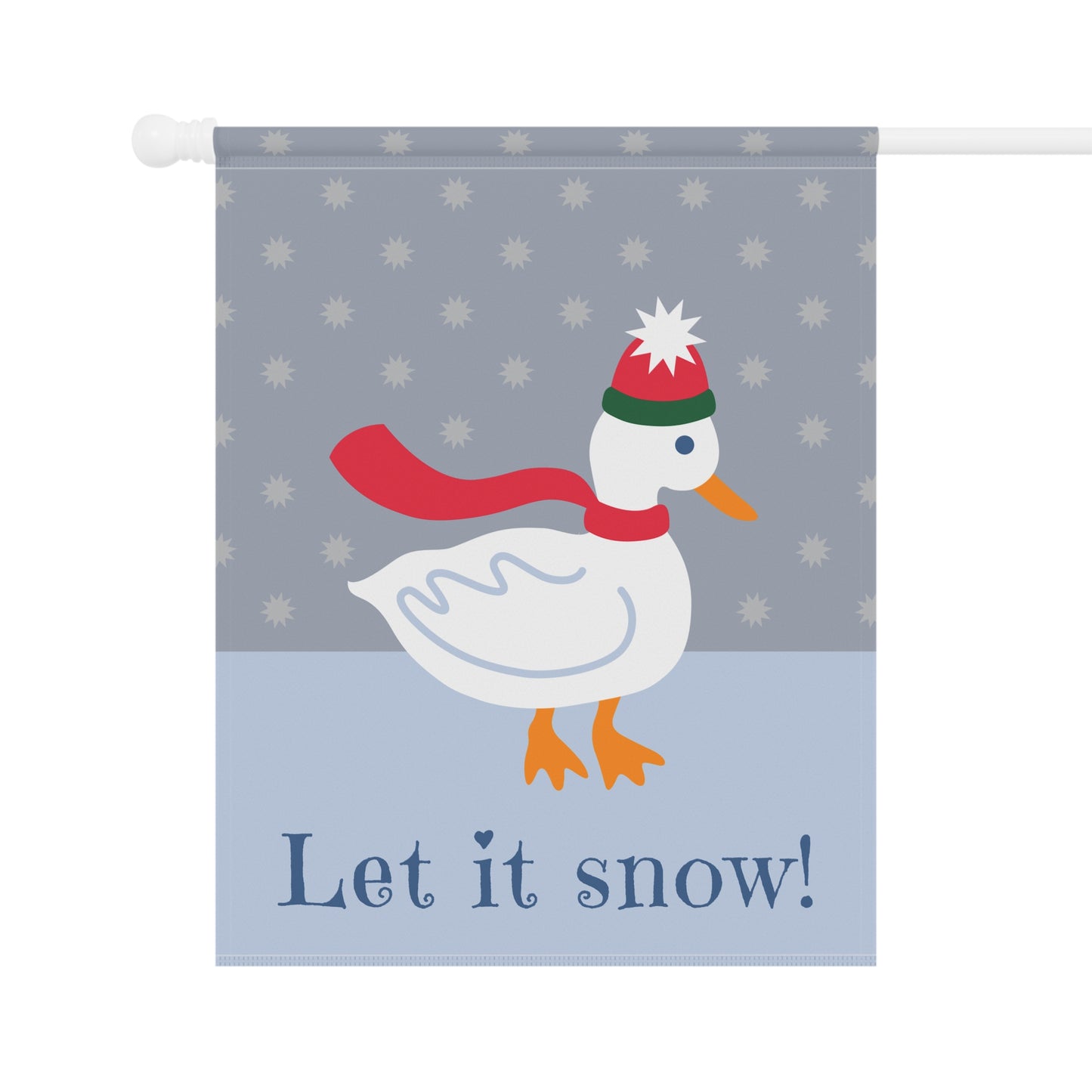 Let it snow! Winter Duck Flag | House, Barn and Garden Banner