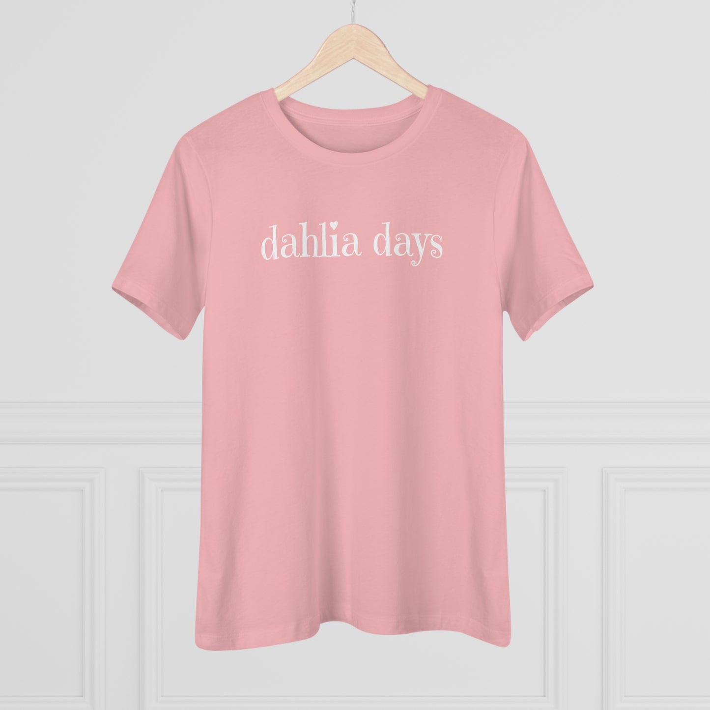 dahlia days / women's premium tee