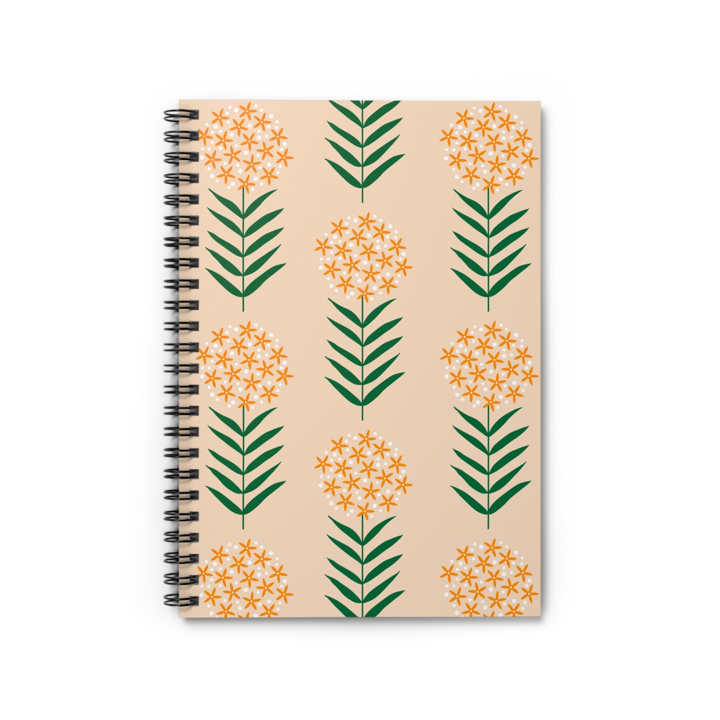 Milkweed (Orange) Spiral Notebook - Ruled Line